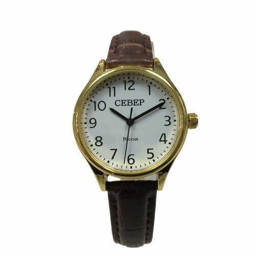 Купить Наручные часы Север, белый, коричневый
Часы наручные Север О2035-107-254 женский...