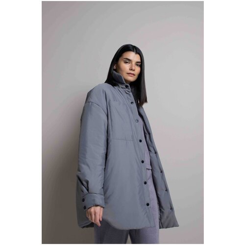 Купить Куртка Alexandra Talalay, размер XS-S, серый
Объемная утепленная куртка, на подк...