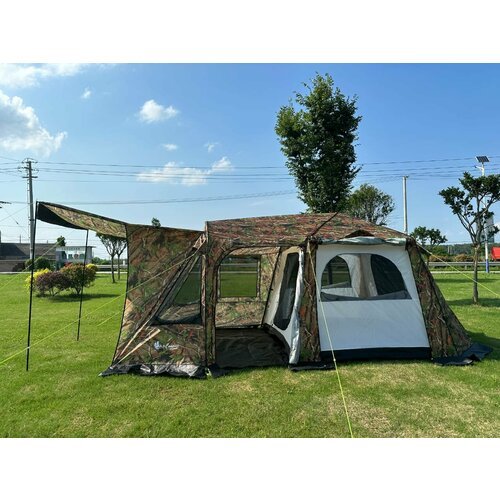 Купить Четырехместная туристическая высокая шатровая палатка Terbo Mir 1038-4 с тамбуро...