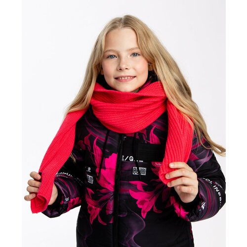 Купить Шарф Button Blue, размер one size, розовый
Ярко-розовый вязаный шарф для девочки...