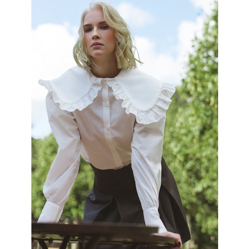 Купить Блуза EDGE, размер XS/S, белый
Шикарная винтажная женская блузка с воротником вы...