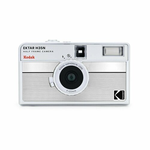 Купить Фотоаппарат пленочный Kodak H35N Ektar Half Frame 35mm Camera Striped Silver (се...