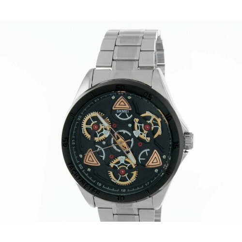 Купить Наручные часы SKMEI, серебряный
Часы Skmei 1678SIBK silver black бренда Skmei...