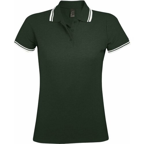 Купить Поло Sol's, размер L, зеленый
Рубашка поло женская Pasadena Women 200 с контраст...