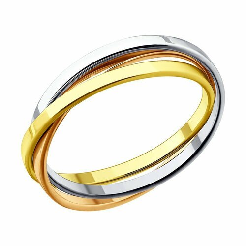 Купить Кольцо Diamant, комбинированное золото, 585 проба, размер 16
Кольцо из комбиниро...
