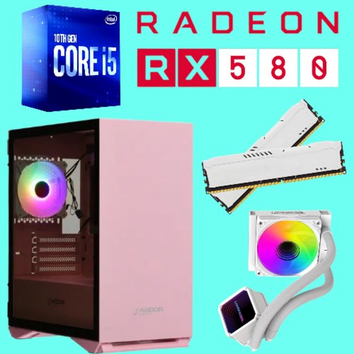 Купить Игровой компьютер intel core i5 10400f AMD RX 580 8gb
1. Материнская плата Asroc...