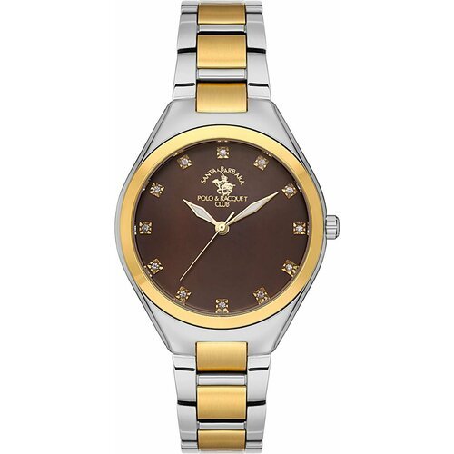 Купить Наручные часы SANTA BARBARA POLO & RACQUET CLUB, коричневый, серебряный
Женские...