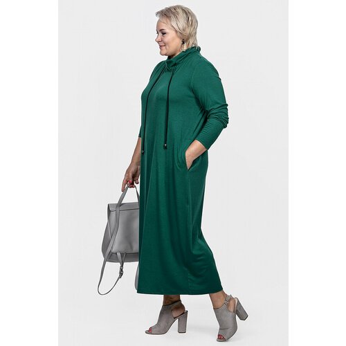 Купить Платье SVESTA, размер 56, зеленый
Демисезонное платье больших размеров из вискоз...
