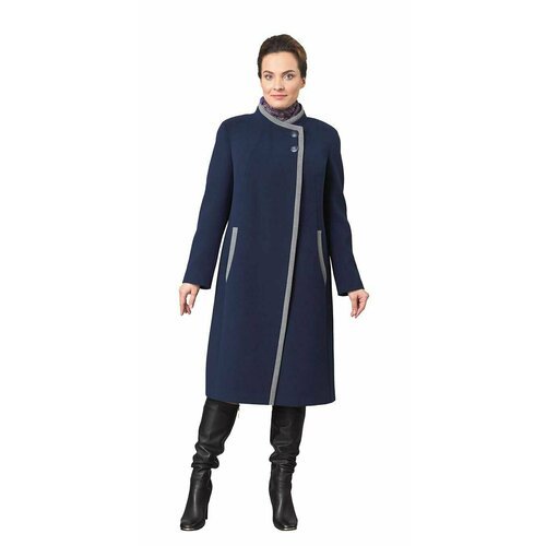 Купить Пальто Сезон стиля, размер 58/164, синий
Элегантное женское пальто трапециевидно...