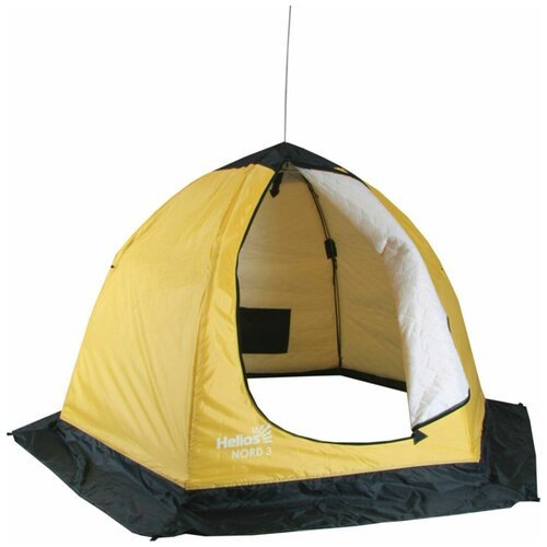 Купить Палатка для рыбалки трёхместная HELIOS NORD 3 утепленная, желтый
<p>Для любителе...