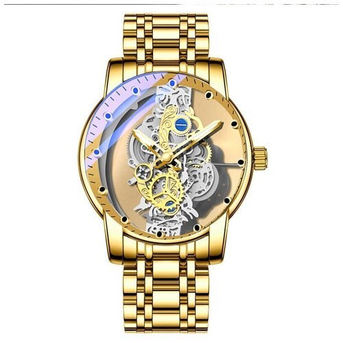 Купить Наручные часы poedagar, золотой
Мужские наручные часы-скелетоны от Poedagar – эт...