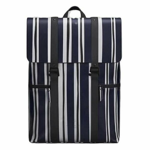 Купить Рюкзак Gaston Luga GL201 Backpack Splаsh 16'. Цвет: тесно-синий с бежевыми полос...
