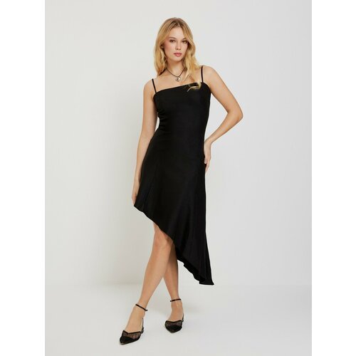 Купить Платье Concept club, размер XL, черный
Длинное облегающее платье без рукавов. По...