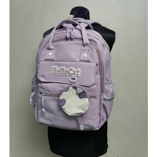 Купить Красивый и вместительный рюкзак для девочки с котиком сумочкой
Красивый и функци...
