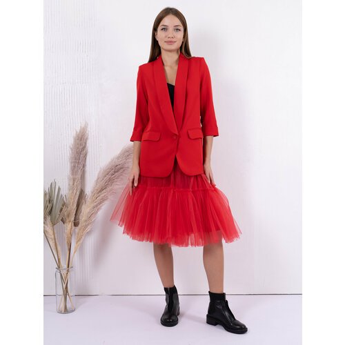 Купить Юбка, размер 42-46, красный
Красная фатиновая юбка укороченной длины выполнена и...