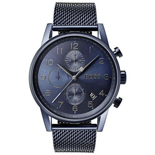Купить Наручные часы BOSS, синий
Мужские стильные часы на стальном браслете с календаре...