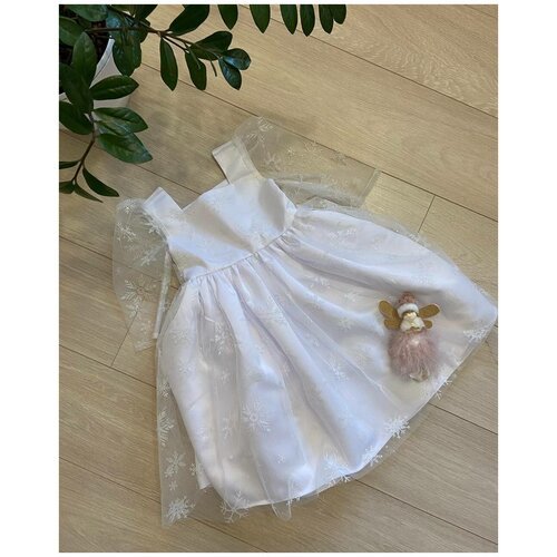 Купить Платье, размер 122, белый
Красивое воздушное белое платье Снежинка сделает Вашег...