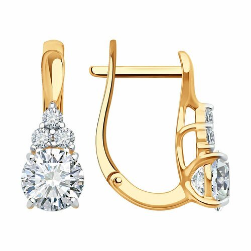 Купить Серьги Diamant online, золото, 585 проба, фианит, бесцветный
<p>В нашем интернет...