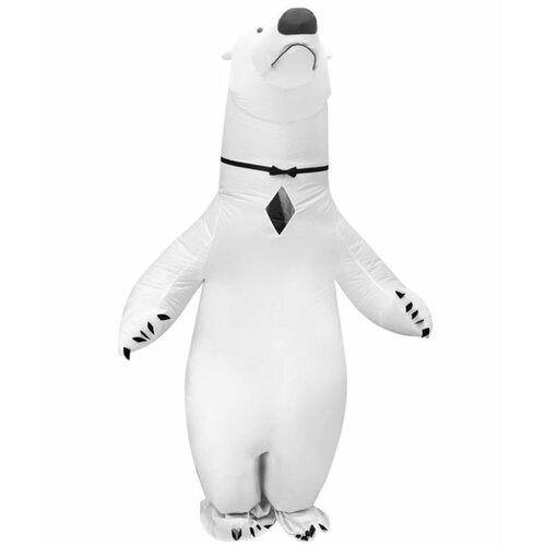 Купить Костюм надувной маскарадный белый медведь-мишка
В накачанном воздухом костюме ак...