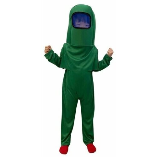 Купить Костюм для косплея "Among Us" зеленый (6-8 лет).
Детский костюм Импостера из игр...