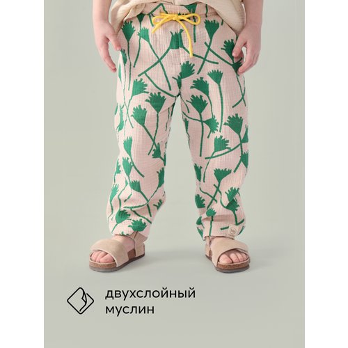 Купить Брюки Happy Baby, размер 86-92, зеленый
Яркие летние брюки – то, что нужно для с...