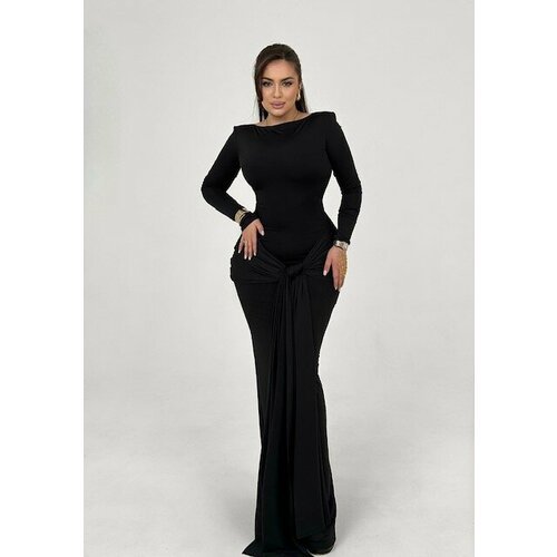Купить Платье A.N.Style, размер 42, черный
Силуэтное платье от A.N.STYLE - это воплощен...