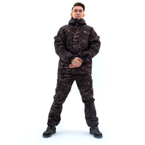 Купить Зимний камуфляжный мужской костюм IDCOMPANY Горка-5 (мультикам) для охоты, рыбал...