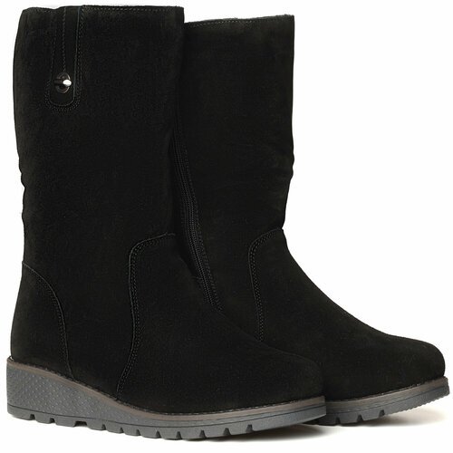Купить Сапоги Fafala, размер 38, черный
Эти зимние сапоги – не просто обувь, это стильн...