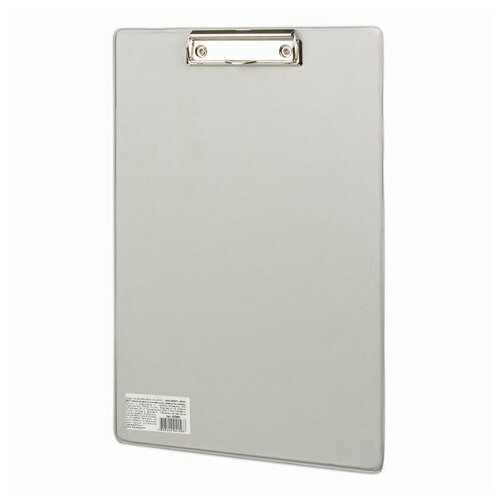 Купить Доска-планшет Brauberg Comfort (А4, до 50 листов, картон/пвх) серый (222661), 45...