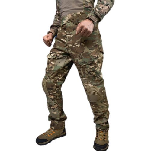Купить брюки Армейские будни, размер M, коричневый, бежевый
Брюки тактические с наколен...
