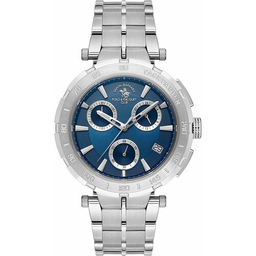 Купить Наручные часы SANTA BARBARA POLO & RACQUET CLUB, серебряный, синий
Мужские часы....