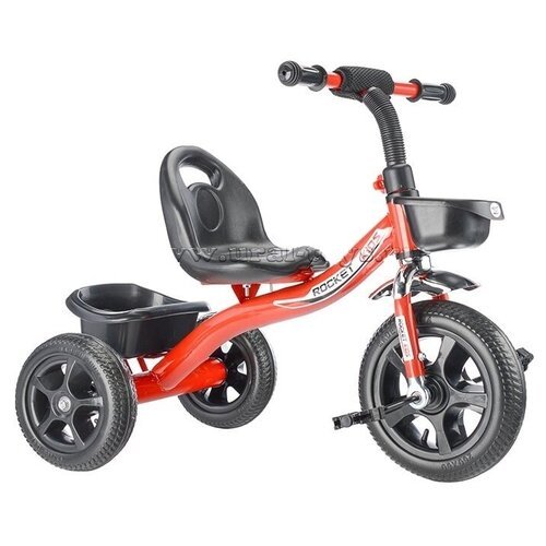 Купить Велосипед трехколесный детский, с 2 корзинками, 116, красный
• Размеры велосипед...