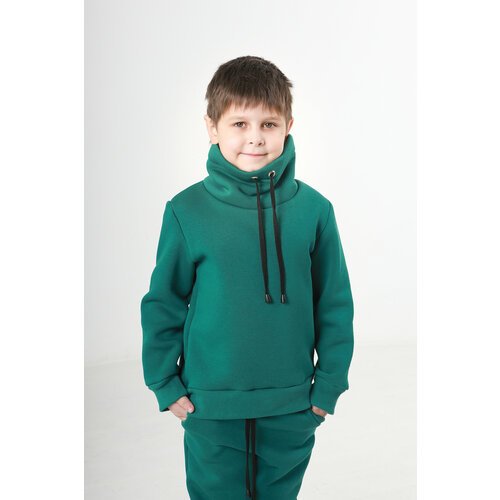 Купить Костюм DaEl kids, размер 110, зеленый
Спортивный костюм из натурального трикотаж...