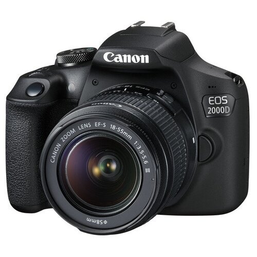 Купить Фотоаппарат Canon EOS 2000D Kit RU EF-S 18-55mm f/3.5-5.6 III, черный
Устройство...