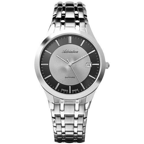 Купить Наручные часы Adriatica Premiere, серебряный, серый
Браслет, состоящий из нержав...