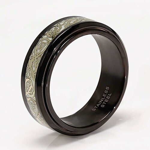 Купить Кольцо POYA, размер 19
Невероятное стальное кольцо с кельтскими узорами подчеркн...