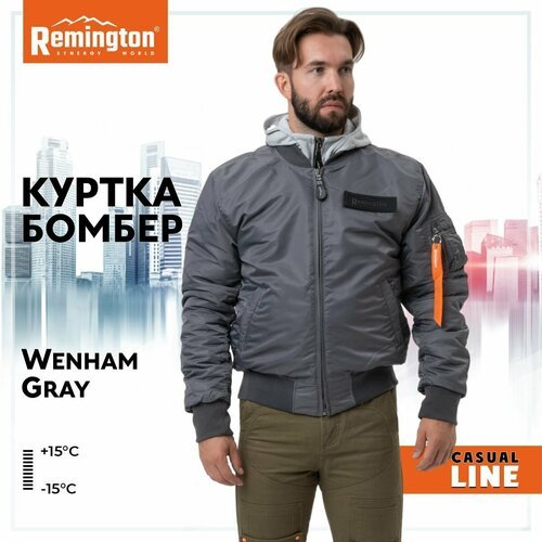 Купить Бомбер Remington, размер 46/48, серый
Куртка-бомбер Remington Wenham Gray от изв...