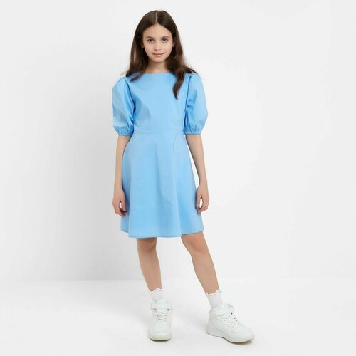 Купить Платье Minaku, размер 36, голубой
Платье для девочки MINAKU : хлопковая ткань, с...