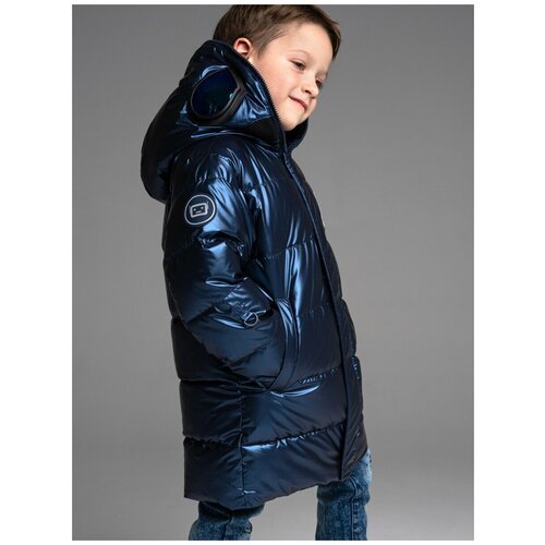 Купить Куртка playToday, размер 104, синий
Куртка зимняя из материала c ветро- и водоот...