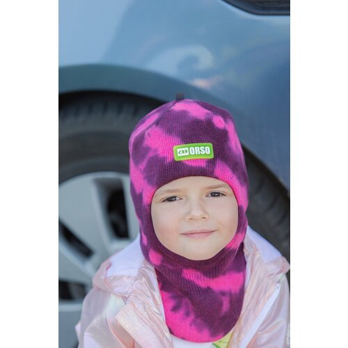 Купить Шапка-шлем Orso Bianco, размер 48, розовый
Детский демисезонный шлем из хлопково...