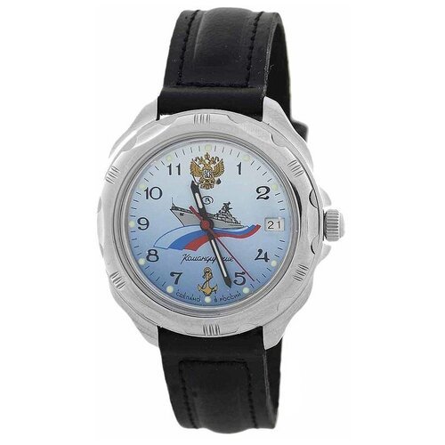 Купить Наручные часы Восток Командирские, серебряный
Часы восток 2414 (211619) ремень б...