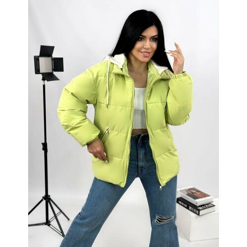 Купить Ветровка Diffberd, размер 50, зеленый
Куртка женская весенняя, новая коллекция в...