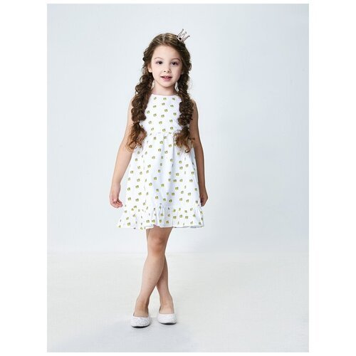 Купить Платье Mini Maxi, размер 98, белый, мультиколор
Платье для девочек Mini Maxi, мо...