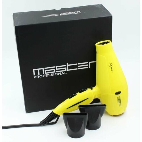 Купить Фен MASTER Professional MP-305 Yellow Storm Yellow, 2500 Вт
Фен Master Storm мощ...