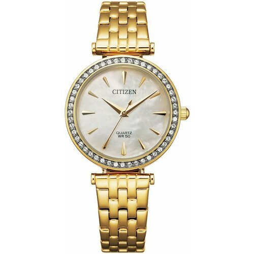 Купить Наручные часы CITIZEN Elegance, золотой
<p>Яркий блеск кристаллов с завораживающ...