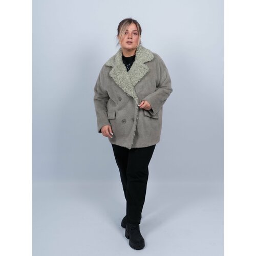 Купить Пальто, размер 48, зеленый
Женское укороченное пальто светло-зеленого цвета - ид...