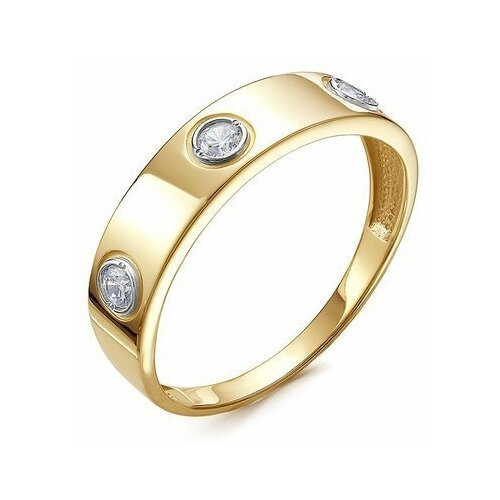 Купить Кольцо Diamant online, желтое золото, 585 проба, фианит, размер 19
<p>В нашем ин...
