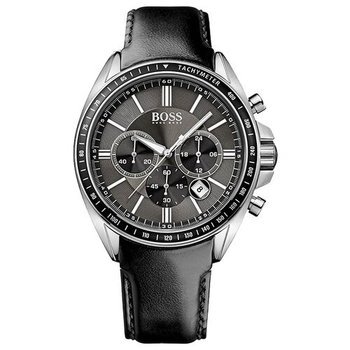 Купить Наручные часы BOSS, черный
<p> Мужские функциональные часы на кожаном ремешке с...