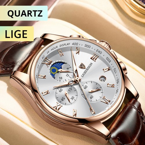 Купить Наручные часы LIGE, белый
<ul><li>Оригинальные стильные мужские часы.</li></ul><...