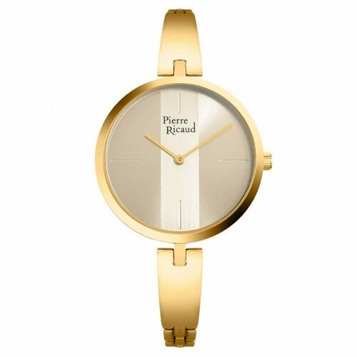 Купить Наручные часы Pierre Ricaud, бежевый
Женские кварцевые часы в круглом корпусе на...